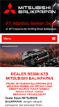 Mobile Screenshot of mitsubishibalikpapan.com